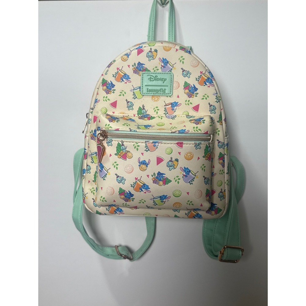 Disney Loungefly Lilo and Stitch Watermelon Vacation Mini Backpack